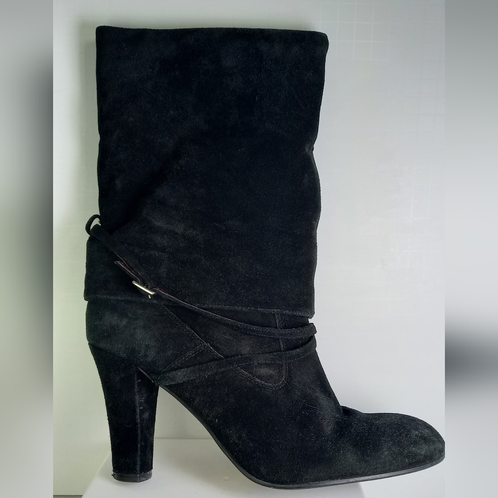 Enzo Angiolini Black Suede Boots